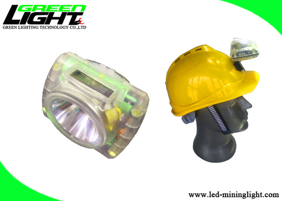 Беспроводная светодиодная горнодобывающая промышленность Headlamp Digital OLED Display 5V 2A Coal Mining Cap Lamp