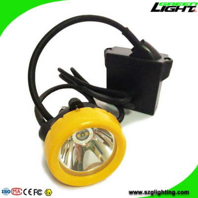 Headlamp горнорабочего кнопки перезаряжаемые 216lum 7.8Ah силикона лампы крышки минирования безопасности 10000Lux для подземной угольной шахты