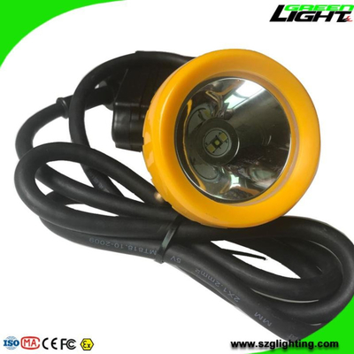 Headlamp горнорабочего кнопки перезаряжаемые 216lum 7.8Ah силикона лампы крышки минирования безопасности 10000Lux для подземной угольной шахты
