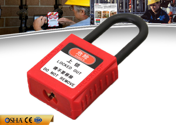 замыкание безопасности Xenoy сережки нейлона 38mm Padlocks с ключом для всех замков