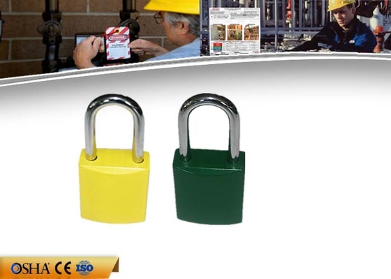 Красочное алюминиевое замыкание безопасности Padlocks стабилизированная поверхность покрытия краски