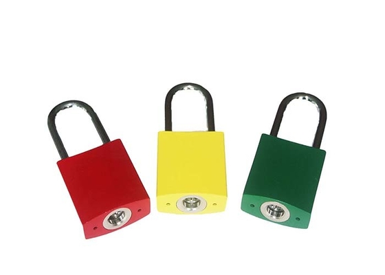 Красочное алюминиевое замыкание безопасности Padlocks стабилизированная поверхность покрытия краски