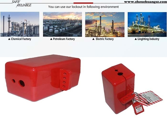 Замыкания автомата защити цепи штепсельной вилки ABS Padlocks 4pcs пневматического доступные