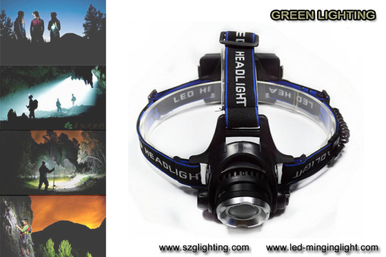 1000lumen headlamp СИД КРИ XML T6 перезаряжаемые с регулируемым освещая пятном