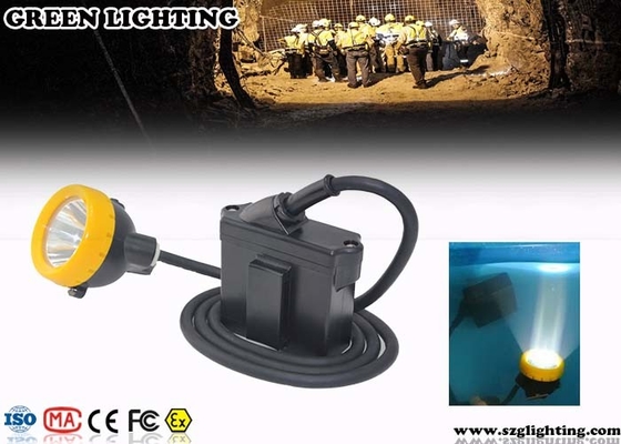 Водоустойчивый Headlamp шахтеров, 6.2Ah лампа минирования СИД силы батареи 3W