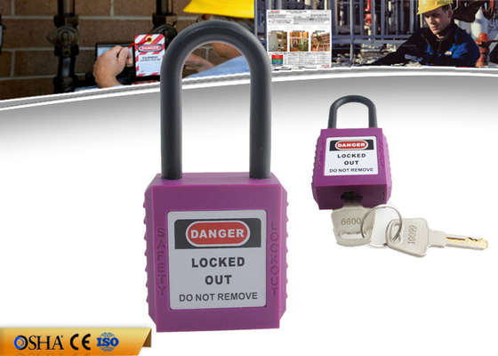 Аттестация CE ZC-G11 одобрила короткий Padlock безопасности ABS сережки для индустрии