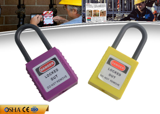 Аттестация CE ZC-G11 одобрила короткий Padlock безопасности ABS сережки для индустрии