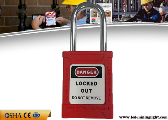 Замыкание безопасности Padlocks сережка замка 38 Mm стальная тело замка 53 ABS Mm