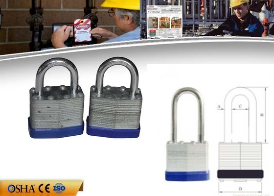 Замыкание безопасности Padlocks 52 MM прокатало стальной металлический лист веса двери 110g