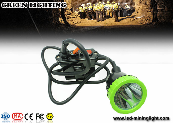Headlamp 50000 горнорабочих люкса нержавеющим внутреннеприсуще связыванный сейфом перезаряжаемые с батареей Li-иона 11.2ah