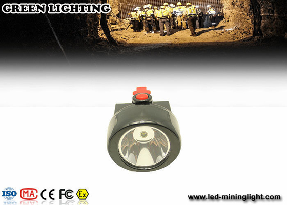 Headlamp горнорабочих черного OEM анти- взрывно перезаряжаемые яркость 10000 ЛЮКС высокая