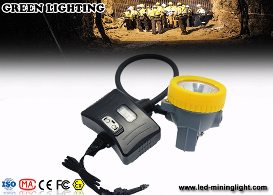 Перезаряжаемые водоустойчивый Headlamp шахтеров IP68, лампа крышки минирования СИД КРИ 10000 люкс