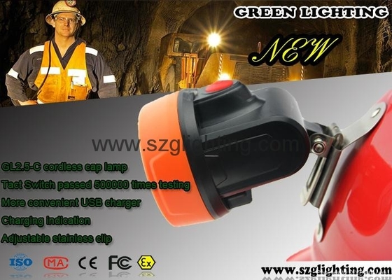 158G Headlamp 1W 8000 горнорабочих яркости люкса перезаряжаемые 100000 часов жизни пяди