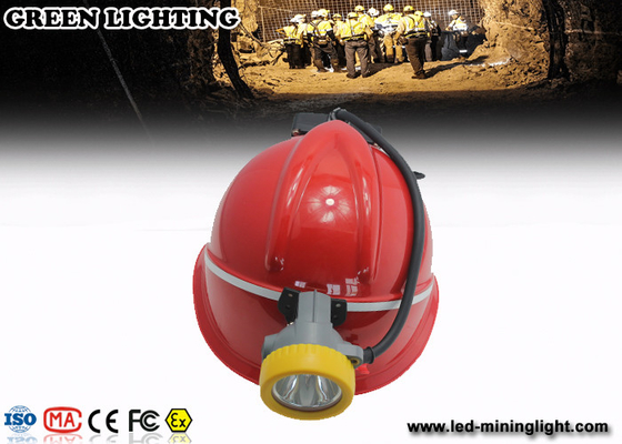 Лампа 10000 горнорабочих люкса электрическая, батарея иона headlamp 5.6Ah Li трудной шляпы