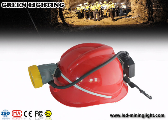 Лампа 10000 горнорабочих люкса электрическая, батарея иона headlamp 5.6Ah Li трудной шляпы