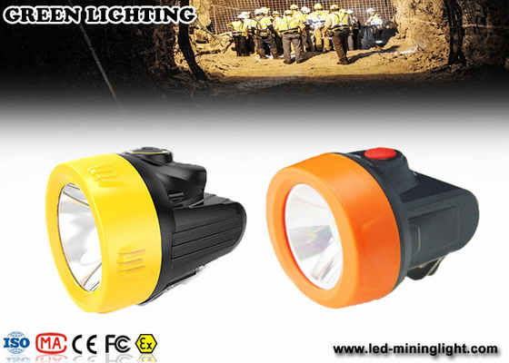 2.8Ah Headlamp горнорабочих СИД литий-ионного аккумулятора IP68 для защитных шлемов с передвижным стальным крюком