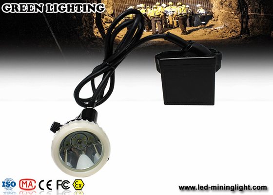 Подземная разработка приведенная лампы крышки с батареей лития 3.7V 6.6Ah, Headlamp минирования СИД Кри