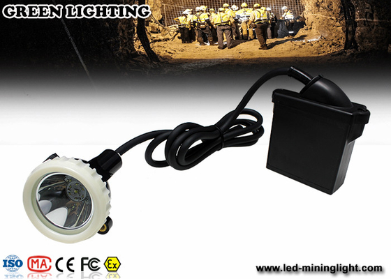Headlamp минирования СИД высокой яркости 10000lux, лампы крышки 3.7V 6.6Ah подземные