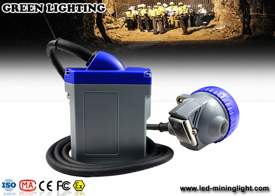 сильный свет минирования СИД 4000lux, аварийный минируя Headlamp с батареей иона 6.6Ah 3.7V Li