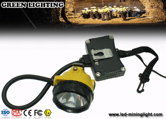 Света подземной разработки Headlamp СИД ABS IP68 перезаряжаемые с предупредительным световым сигналом