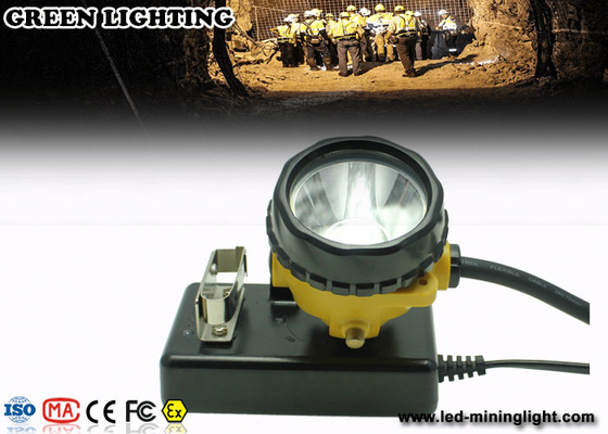 Света подземной разработки Headlamp СИД ABS IP68 перезаряжаемые с предупредительным световым сигналом