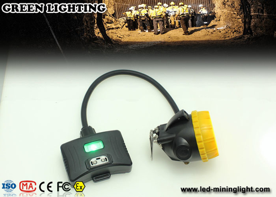 Света подземной разработки Headlamp СИД ABS IP68 перезаряжаемые с предупредительным световым сигналом