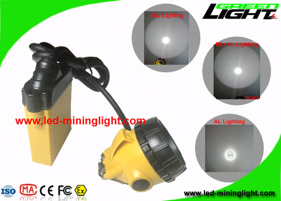 Headlamp минирования СИД 25000 люкс, лампа крышки горнорабочих безопасности 10.4Ah взрывозащищенная