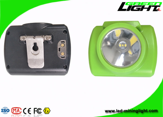 Емкости батареи Headlamp 6.4Ah СИД зеленого цвета 15000lux свет SOS лампы крышки перезаряжаемые бесшнуровой для безопасности горнорабочих