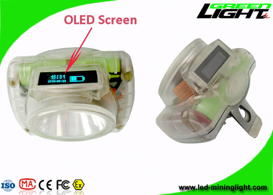 Лампа крышки экрана OLED бесшнуровая, 13000Lux привела минируя IP 68 батареи Headlamp 6.2Ah