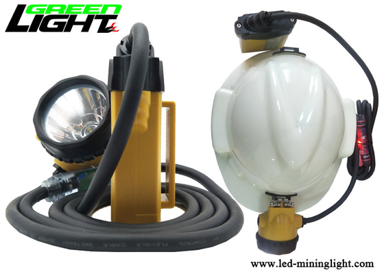 Алюминиевый освещая источник света КРИ Headlamp 25000lux IP68 горнорабочих чашки перезаряжаемые