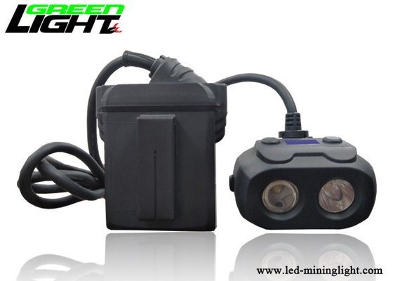 Двойным приведенная лучем минируя яркость Headlamp 15000lux высокая водоустойчивая с экраном Oled