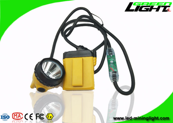 Мигающий огонь кабеля Headlamp 10.4Ah 25000lux горнорабочих СИД предохранения взрыва