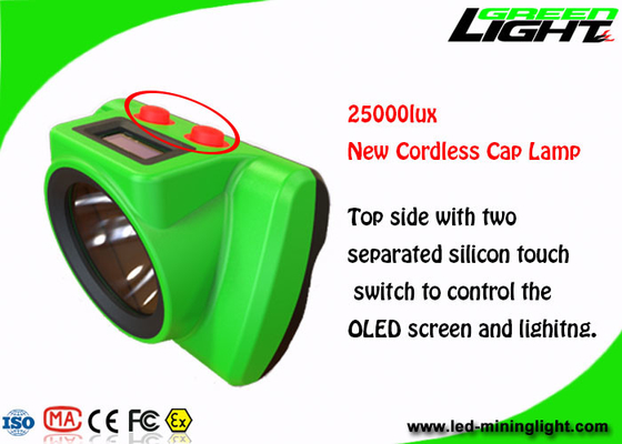 Яркость GLC-6S Headlamp IP68 25000lux шляпы небольшого размера бесшнуровая трудная высокая