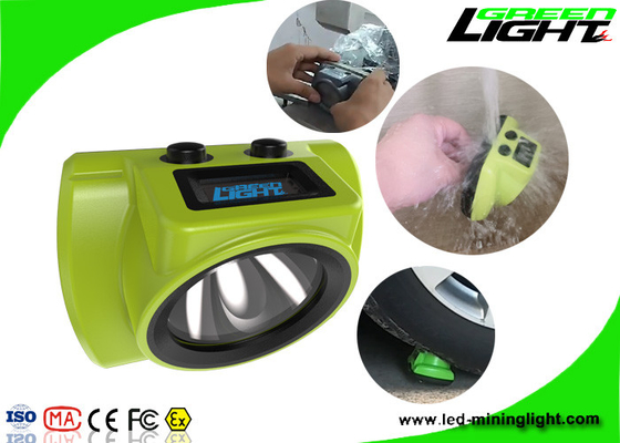 Экран Oled привел Headlamp минируя батарею лития 6.8Ah светов трудной шляпы 18000lux
