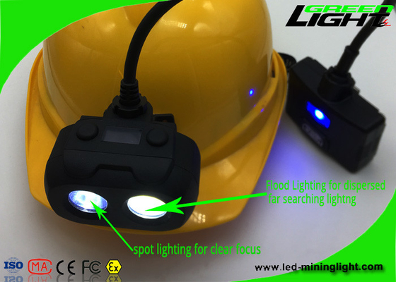 Двойной луч перезаряжаемые Headlamp IP68 СИД делает свет водостойким со Кри привел 15000lux