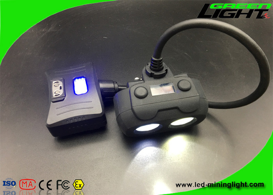Двойной луч перезаряжаемые Headlamp IP68 СИД делает свет водостойким со Кри привел 15000lux