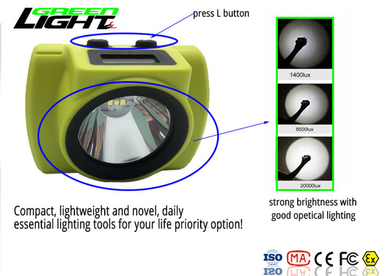 Супер яркий перезаряжаемые Headlamp взрывозащищенное 6.8Ah Li СИД - батарея иона