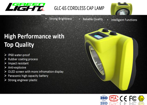 Li - Кри батареи иона привел перезаряжаемые свет 13000lux водоустойчивое IP68 Headlamp