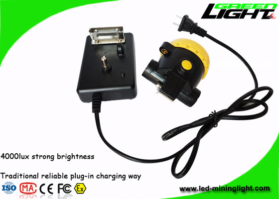Headlamp IP67 СИД крышки безопасности минирования перезаряжаемые с батареей иона 2.2Ah Li