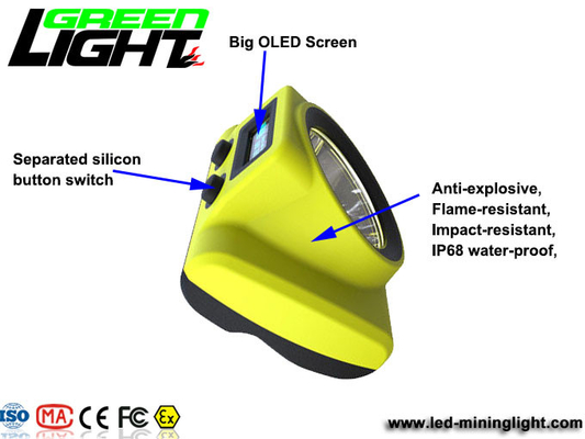 Headlamp СИД экрана 13000lux 6800Ah OLCD перезаряжаемые