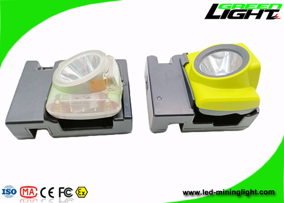 Сопротивление взрыва Headlamps 4.2W 348lum шлема горнорабочих экрана OLED