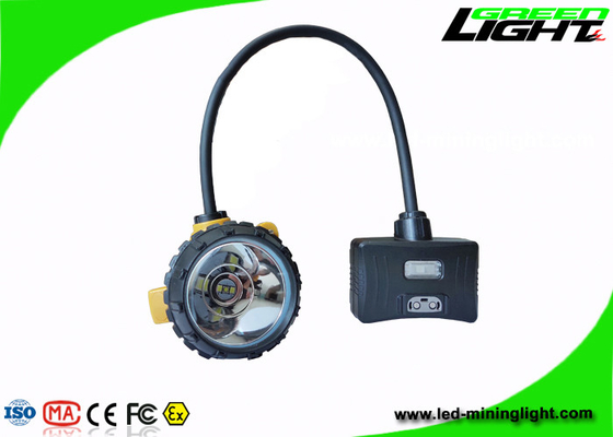 IP 68 Водонепроницаемая проводная шахтная лампа 221lum 15000Lux 6.8Ah Panasonic Battery Miner Headlight с задним сигнальным светом