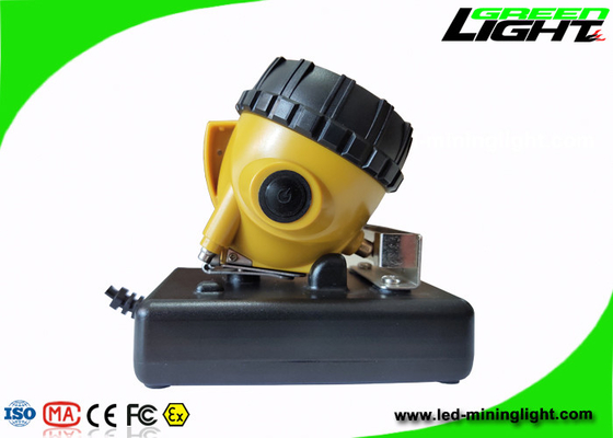 IP 68 Водонепроницаемая проводная шахтная лампа 221lum 15000Lux 6.8Ah Panasonic Battery Miner Headlight с задним сигнальным светом