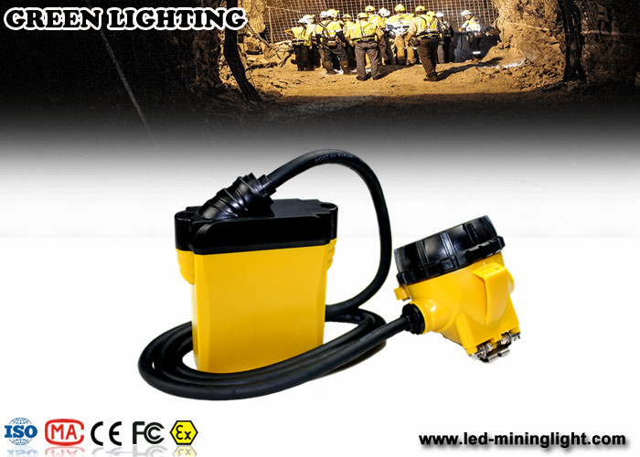 перезаряжаемые Headlamp СИД 25000lux с кабелем, взрывозащищенными горнорабочими светлыми для защитных шлемов