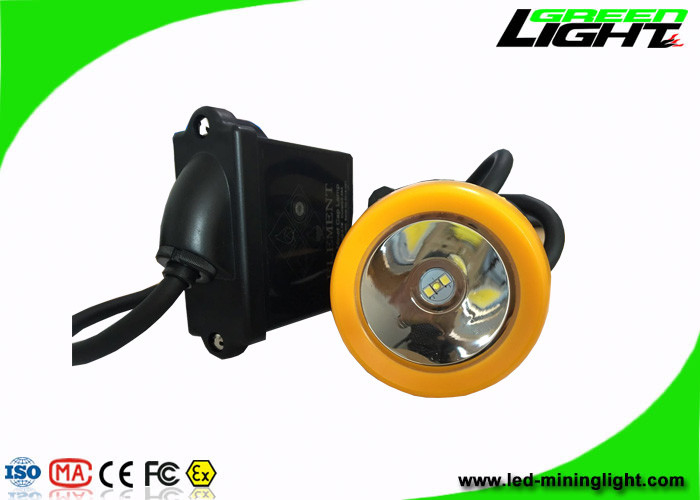 Перезаряжаемые водоустойчивый Headlamp СИД 10000 люкс с оранжевым/черным цветом