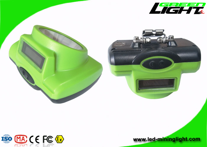 Емкости батареи Headlamp 6.4Ah СИД зеленого цвета 15000lux свет SOS лампы крышки перезаряжаемые бесшнуровой для безопасности горнорабочих