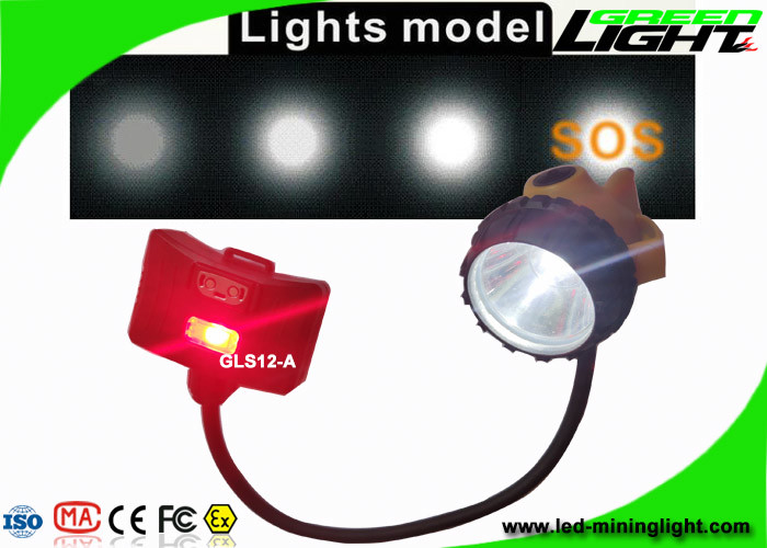 Связыванный Кри высокой яркости привел низкую мощность Headlamp перезаряжаемые предупреждая для полу- горнорабочего